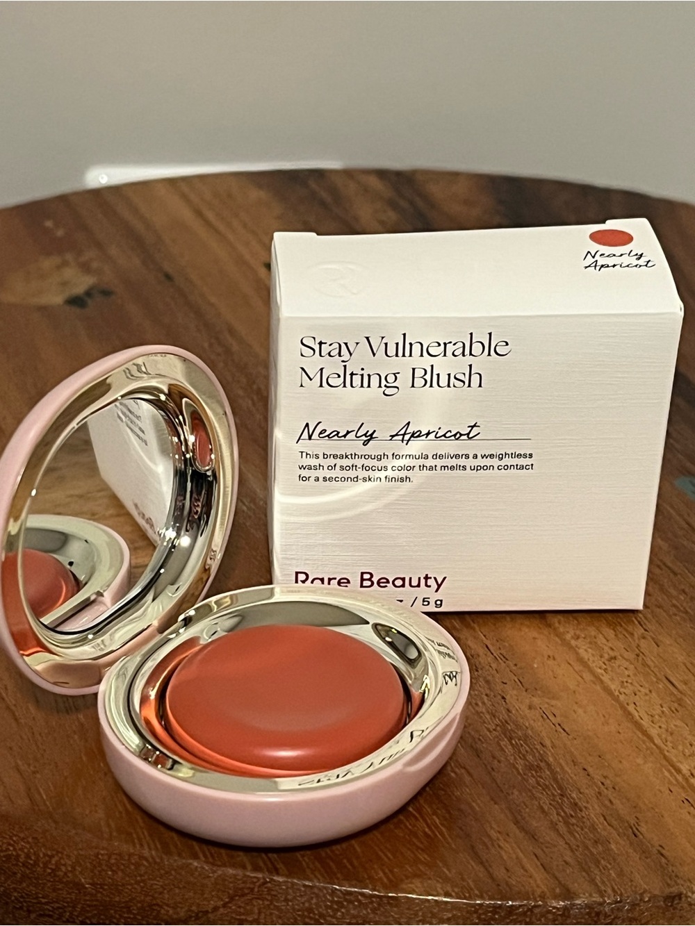 Rare Beauty Stay Vulnerable Melting Blush — Nearly Apricot